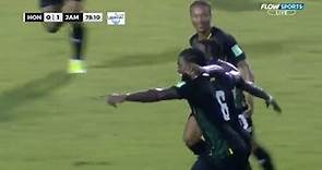 Oniel Fisher scores to put Jamaica 2-0 up on Honduras 🇯🇲