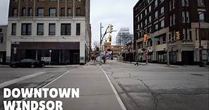 Downtown Windsor, Ontario, Canada Walking Tour