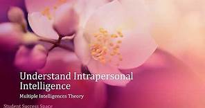 Understand Intrapersonal Intelligence