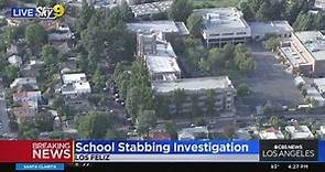 School stabbing investigation at John Marshall High School in Los Feliz
