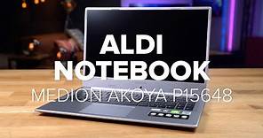 Medion Akoya P15648: Aldi-Notebook im Test | deutsch
