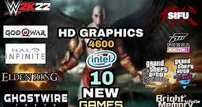 Intel HD Graphics 4600 | Test In 10 New Games !