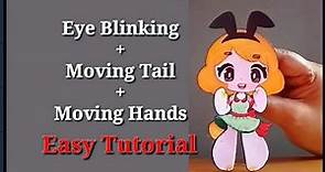 💠(23)How Do You Make a Living Puppet Out Of Paper💠Paper Doll Full Tutorial💠Anime Paper Puppet Making