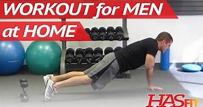 10 Minute Workout For Men At Home | Total Body Workout For Men | Cardio Routine | HASfit 102311