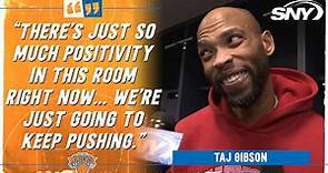 Taj Gibson grateful for his role in return to the Knicks, talks chemistry after win over Nets | SNY