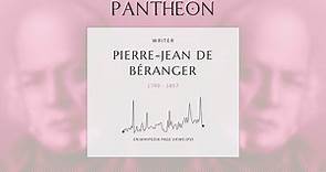 Pierre-Jean de Béranger Biography - French poet and chansonnier (1780–1857)