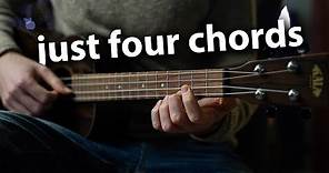 Four Beautiful Chords on Baritone Ukulele
