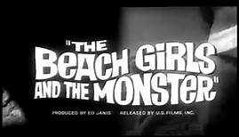 Movie Trailer | The Beach Girls and the Monster (1965) Monster Movie, Cult Film