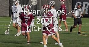 Evan Jones, Towson HS Lacrosse, 2021, Attack