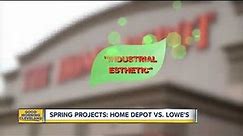 Spring project: Home depot vs. Lowes