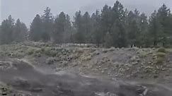 Mud flow spotted in Wrightwood