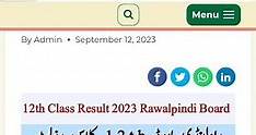 BISE Rawalpindi Board 12th Class Results 2023||How To check BISE Rawalpindi Board Results 2023