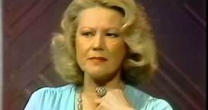 Virginia Mayo--Rare Joe Franklin TV Interview, 1977