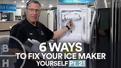 Ice Maker Not Working? - Here are 6 Additional Tips to Try!