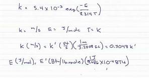 Changing Units in an Equation