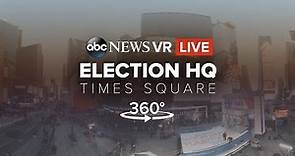 LIVE 360 View: Times Square on 2016 Election Night #360Video | ABC News