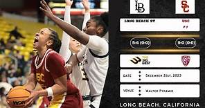 Long Beach State vs No. 6 USC | NCAA Women's Basketball | 12.21.23