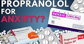 PROPRANOLOL FOR ANXIETY Explained in 4.3 minutes | PerformZen