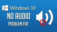How to Fix Sound or Audio Problems on Windows 10 - [2021]