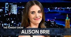 Alison Brie Freestyle Raps the Plot of Somebody I Used to Know | The Tonight Show