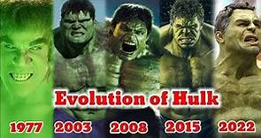 The Hulk Movie Evolution [1977 TO 2019] 4K UHD