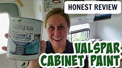 Valspar Cabinet and Furniture Paint Review (from Lowe's) - Watch BEFORE painting kitchen cabinets!