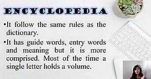 LESSON 6 Using Encyclopedia
