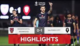 Salford Edge Past The Daggers | Dagenham & Redbridge FC 0-1 Salford City | Emirates FA Cup 2021-22