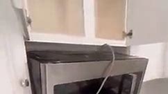 Installing a microwave by my self #construction #Microwave #Install #fun | Zeal Alexander