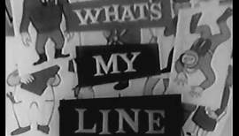 What's My Line? BBC - Eamonn Andrews, host - Rare complete episode! (Oct 5, 1957)