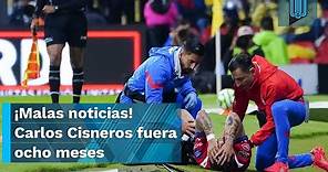 😦 ¡Malas noticias! 😭Carlos Cisneros se pierde la Final de la Liga MX por una grave lesión