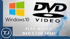How To Play/Watch DVD's On Windows 10! 2017 Tutorial!