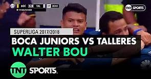 Walter Bou (1-0) Boca Juniors vs Talleres | Fecha 21 - Superliga Argentina 2017/2018