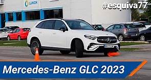Mercedes-Benz GLC 2023 - Maniobra de esquiva (moose test) y eslalon (slalom) | km77.com