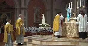 Solemn High Traditional Latin Mass Cathedral of the Blessed Sacrament, Sacramento (May 5, 2012) HD