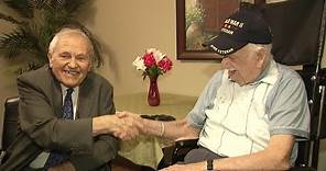 Concentration camp survivor meets American liberator 73 years later
