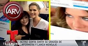 Sonya Smith se gradúa de enfermera | Al Rojo Vivo | Telemundo