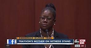 Trayvon Martin's mother takes the stand, says it's her son screaming for help
