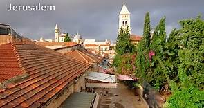 Jerusalem. Exploring Every Corner of the Christian Quarter in the Old City.