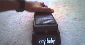 How to use a Wah Pedal (CRY BABY)