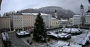 Webcam Residenzplatz, Salzburg, Austria - Online Live Cam