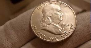 1951 Franklin Half Dollar Coin Review
