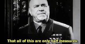 Soviet Marshal Georgy Zhukov talks about Stalin during the Battle of Stalingrad (ENG SUB)