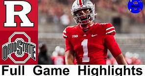 Rutgers vs #3 Ohio State Highlights | College Football Week 10 | 2020 College Football Highlights