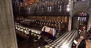 En la Capilla de San Jorge fue el funeral del príncipe Felipe de Gran Bretaña, duque de Edimburgo