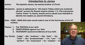 #1 - What is James all about? Intro to the Epistle of James - Understanding James