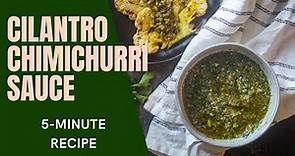 Cilantro Chimichurri Recipe | ThisThatMore