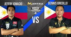 DENNIS ORCOLLO vs JEFFRY IGNACIO#final (RACE TO 11 )( MANTRA 10 BALL INTERNATIONAL OPEN TOURNAMENT)