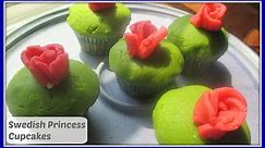How To Make Most Delicious Swedish Princess Cupcakes - Svenska Prinsesstårta Cupcakes