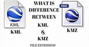 What is Difference Between Kml And Kmz File extension in Hindi By Ahuja Technical Hant